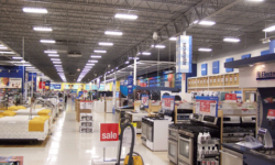 After Lighting Retrofit LED Lighting retrofit