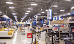 After Lighting Retrofit LED Lighting retrofit