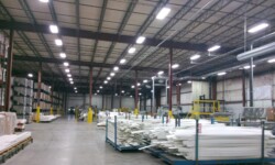 LED lighting retrofit for large warehouse space Lighting retrofit service. to become Energy Efficient. Lighting upgrade to LED Lighting for energy savings