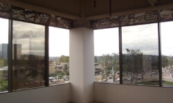 Window Tint solutions for 4000 Mcarthure building commercial window tint for energy saving project