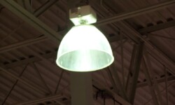 Lighting prior to LED Retrofit lighting retrofit