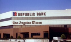 window tint for sun control in Los Angeles county building. commercial window tint