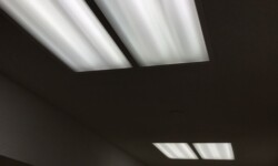 LED Lighting retrofit for office room indoor lighting